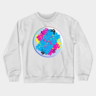 Sphere Pixelated Crewneck Sweatshirt